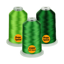 Simthread - 26 Selections - Various Assorted color Packs of Polyester Embroidery Machine Thread Huge Spool 5500Y for All Purpose Sewing Embroider