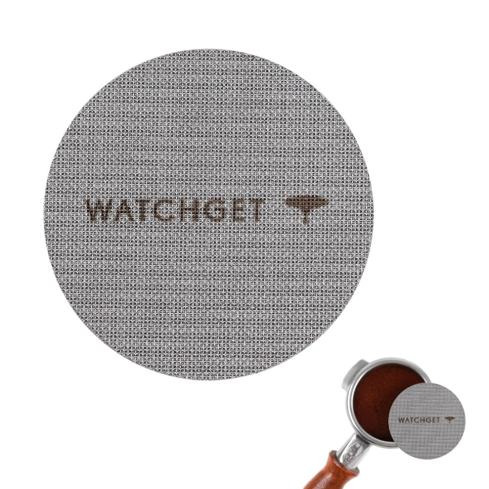 Watchget 58.5Mm Espresso Puck Screen, 1.7Mm Spessore 150μM Riutilizzabile In Acciaio Inox Filtro Fine Caffè Mesh Per 58Mm Portafilter/Basket-image