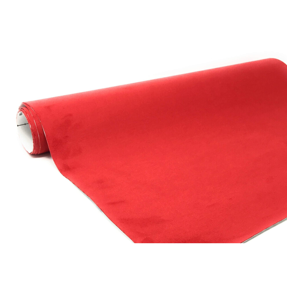 JNK NETWORKS Film adh  sif en daim 40 x 139 cm, feuille autocollante soyeuse pour int  rieur de voiture, meubles, rembourrage,   lastique, extensible,