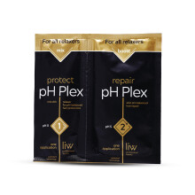 pH Plex Relaxer Steps 1 & 2 Protect & Repair - Hair Care Treatment - Use with Home Hair Relaxer Products - Salon Quality Professional Results at