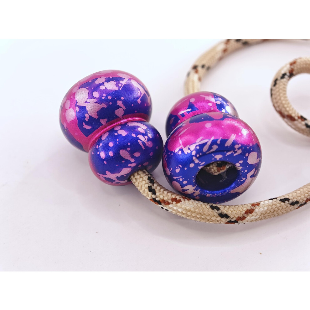 L-Shizuku Begleri Fidget Beads - Worry Fidget Beads Spin & Bump - Made of Aluminum Alloy - for Men Women Youngs Skill Players Creates a Bit of Ma-image-OPC-PGGBNQ8-NEW