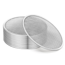 FEBFLO 12 Pack Sprouting Lids 316 Stainless Steel Screen Lid for 86mm Wide Mouth Mason Jar Mesh Bean Sprout Sieve Lids Home Use Alfalfa Broccoli