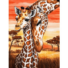 VAIIEYO Diamond Art Kits voor volwassenen Giraffe Diamant Schilderij Dieren Verf op getallen Olieverfschilderij Volledige boor Rond Strass Ambachteli