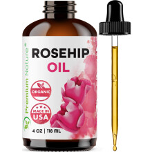 Premium Nature Rozenbottelolie Voor Gezicht voor Vrouwen, Koudgeperst Ongezuiverd Voor Huidverzorging