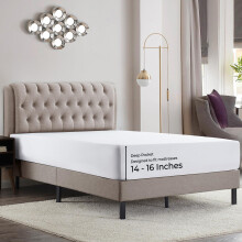 Empyrean King hoeslaken Ultrazachte microvezel 110 GSM diepe pocket hoeslaken alleen vochtafvoerend past 14 tot 16 inch krimp- en lichtbestendig hoek