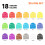 Shuttle Art Crayon Bulk Class Pack - 720 Count 18 Seorted Color 3