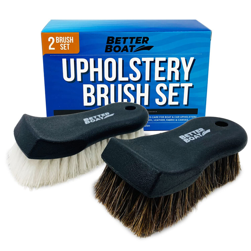 Upholstery Brush Set Carpet Brush Car Cleaning Brush Horse Hair Brush and Car Brush Horsehair Detailing for Car Upholstery Cleaner Leather Brush  Inte-image-OPC-PFSHSZW-NEW