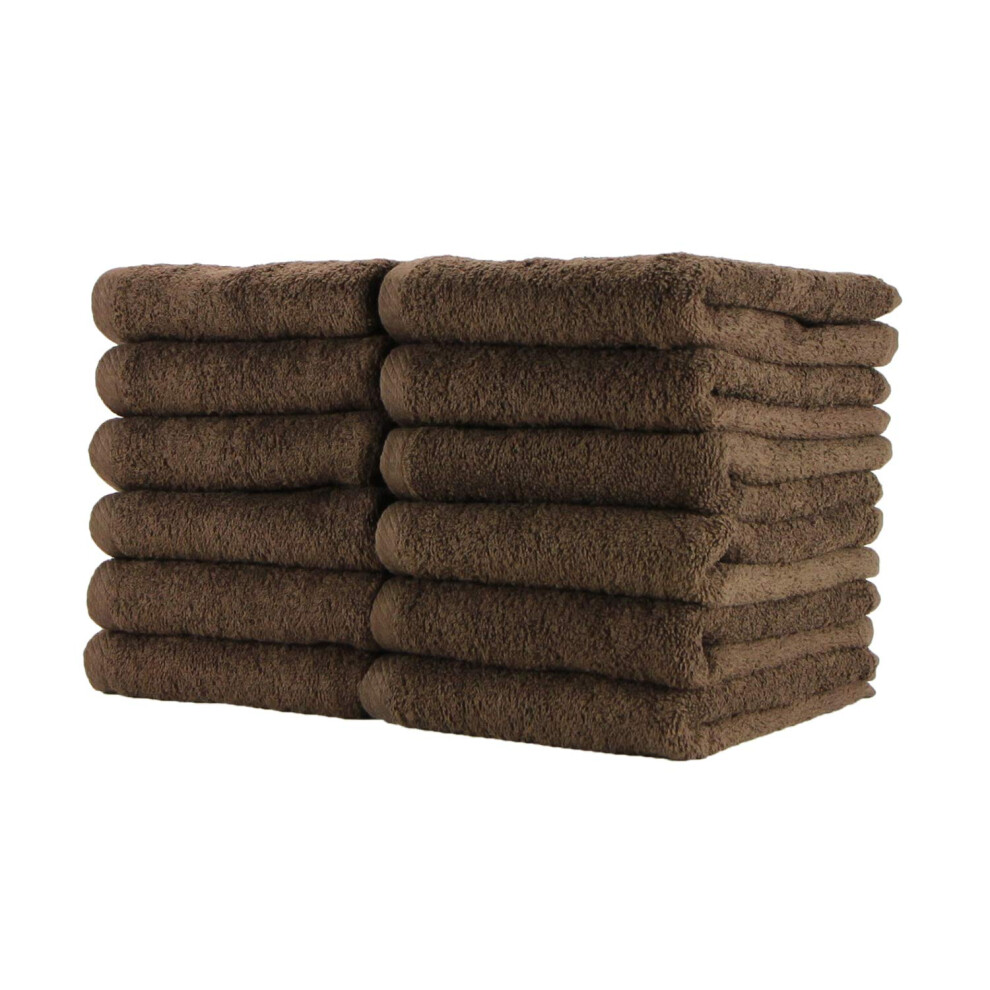 Arkwright Bleach Proof Salon Towels - Pack of 12 - Highly Absorbent  100% Cotton  Quick Dry Spa Face Towel for Hair Stylist  Barber  Pedicure  and Est