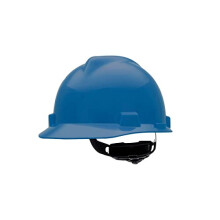 MSA 477478 V-Gard-Schutzhelm im Cap-Stil mit Fas-Trac III-Ratschenaufhngung | Polyethylenschale, hervorragender Aufprallschutz, selbstjustierende Kr