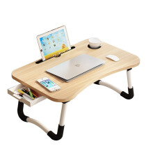Lap Desk med opbevaringsskuffe indehavere til kop og tablet bærbar sengebakke bord med sammenfoldelige ben bærbar sengestativ bærbart stående bor