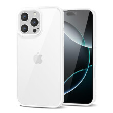 LoeoeL for iPhone 16 Pro Case Clear  Transparent Hybrid 16 Pro Phone Case [Hard Plastic & Soft Silicone Bumper] Acrylic Non Yellowing Thin Slim Protec