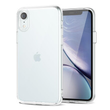 LoeoeL for iPhone XR Case Clear  Transparent Hybrid XR Phone Case [Hard Plastic & Soft Silicone Bumper] Acrylic Non Yellowing Thin Slim Protective Cov