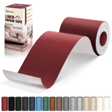 Linnen reparatietape 4x79 inch zelfklevende linnen stof patches Linnen stof patch tape kit Stof reparatie tape voor linnen banken hoofdeinden stoelen