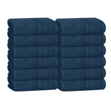 Salviette in cotone ultra morbido BOUTIQUO Contiene 12 salviette per il viso da 12x12 pollici Ideali per l'uso quotidiano Asciugamani per il viso