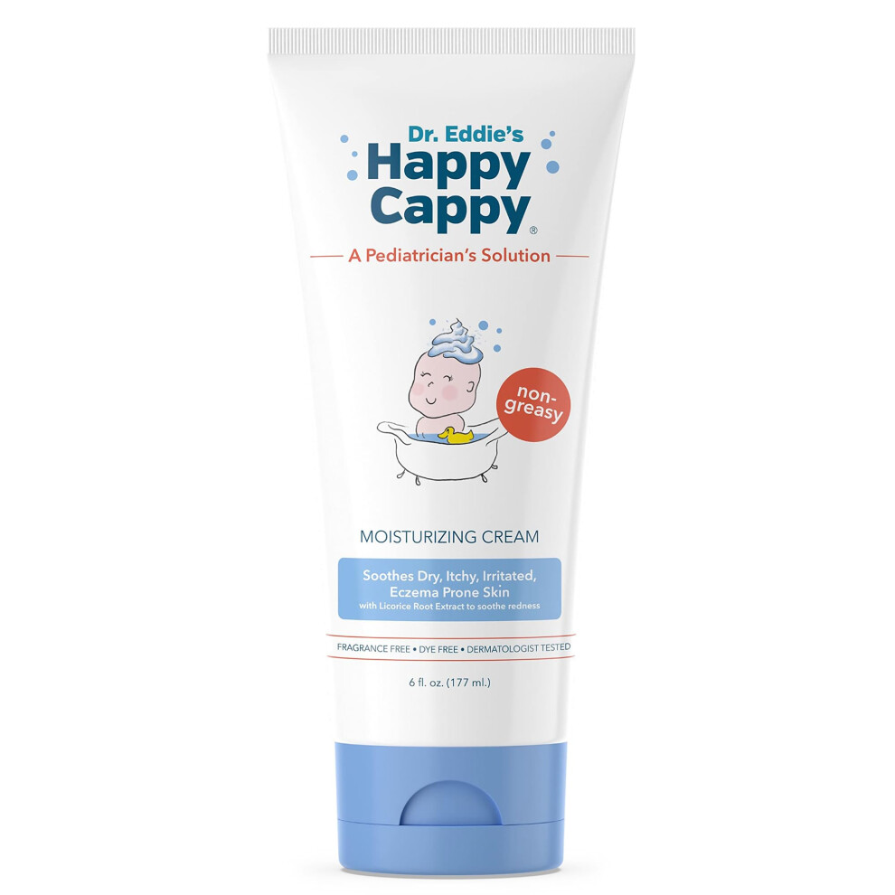 Dr. Eddie's Pediatrician-Formulated Moisturizing Baby Lotion - Gentle Paraben Free Hypoallergenic Sulfate Free - Soothes Dry Skin Ecze Happy Cappy