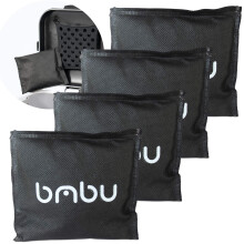Geruchsneutralisierer aus Bambuskohle fur Katzentoiletten/Windeleimer (4er-Pack)     Ersatzeinsatze fur den tragbaren Katzenstreu-Entsorgungsappara