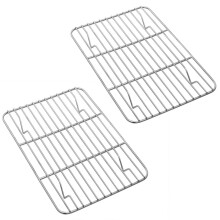 P&P Piecznik do pieczenia z 2 stojakiem na chld ze stali nierdzewnej do gotowania pieczenia do pieczenia Grillowanie Suszanie Prostokat 8.6 'x 6