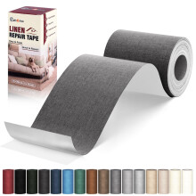 Linnen reparatietape 4x79 inch zelfklevende linnen stof patches Linnen stof patch tape kit Stof reparatie tape voor linnen banken hoofdeinden stoelen