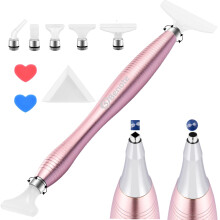 benote Outils de peinture au diamant avec stylo, embouts carrés et ronds, stylo ergonomique