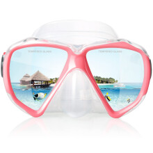 Maschera da sub per snorkeling Maschera da nuoto HD panoramica Occhialini da sub antiappannamento Occhiali da sub in vetro temperato Occhiali da
