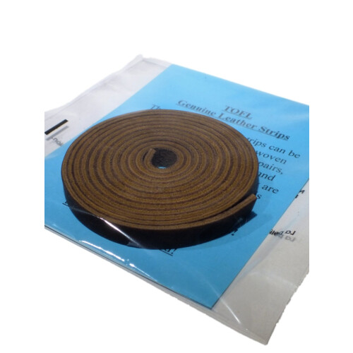 TOFL Strape de couro de gr   o superior genu   na | 72 polegadas de comprimento | 3/8 polegadas de largura | 1/8 polegada de espessura (7-8 oz) | 1 t 2