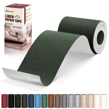 Linnen reparatietape 4x79 inch zelfklevende linnen stof patches Linnen stof patch tape kit Stof reparatie tape voor linnen banken hoofdeinden stoelen