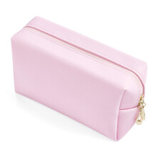 Sohynca PU Leather Cosmetic Bag for Women Minimalism Makeup Bag for Daily Use Portable Storage Purse Small Neat Cosmetic Pouch Water-resistant Toiletr