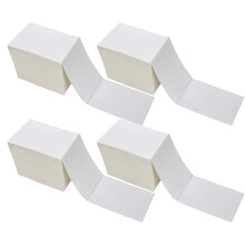 MPRT Fanfold 4?6 Thermal Labels Direct Thermal Shipping Labels White Mailing Labels Perforated Postage Labels Paper for Thermal Printer Permanent A