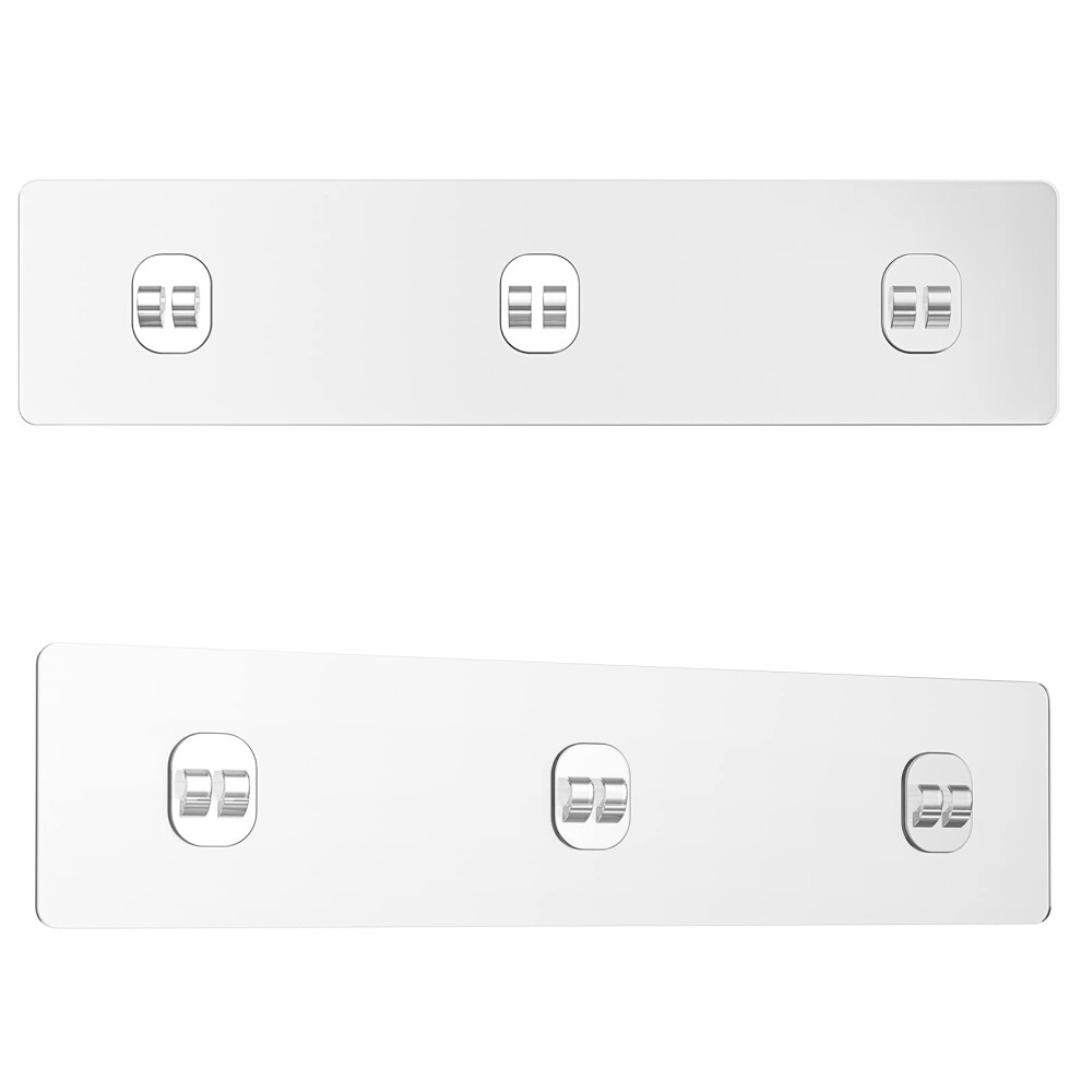 Orimade 2 Pack Shower Caddy Adhesive Replacement Sticky Wall Adhesives  11.81 x 2.75'' (7x30cm) Pad Hook Strip Waterproof Rustproof Bathroom Organizer-image-OPC-PGGBRC8-NEW