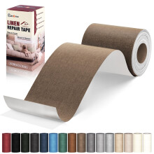Linnen reparatietape 4x79 inch zelfklevende linnen stof patches Linnen stof patch tape kit Stof reparatie tape voor linnen banken hoofdeinden stoelen