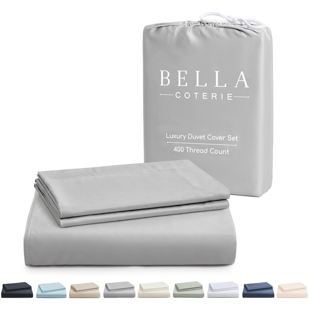 Bella Coterie Luxus-Bettbezug-Set Aus Bambus FüR Kingsize-Betten | Biologisch Angebaut | Ultraweich | KüHlend | Zwei LuxuriöSe KissenbezüGe | Bet-image