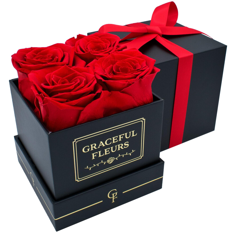 Graceful Fleurs | Real Roses That Lasts for Years | Preserved Fresh Flowers for Delivery Prime Birthday | Birthday Gifts for Women | Forever Roses in-image-OPC-PFSTSP7-NEW