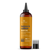 Botanic Hearth Batana & Caffeine Hair Oil (6.7 fl oz) | Revitalizing and Strengthening Hair Treatment for Fuller Healthier-Looking Hair | Parabe