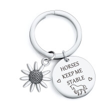 NOTHERS RSZOTW Paardenliefhebber cadeau Paard meisje sleutelhanger Ruiter sieraden Paard meisje sieraden Dierenliefhebber sleutelhanger Paard charme