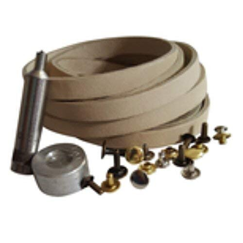 TOFL Strape de couro de gr   o superior genu   na | 72 polegadas de comprimento | 3/8 polegadas de largura | 1/8 polegada de espessura (7-8 oz) | 1 t 2