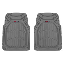 Motor Trend  2-teilige vordere Auto-Fumatten  schwarze FlexTough-Kontureinlagen  tiefe Schale, robuste Gummi-Fumatten fr Autos, SUVs, LKWs und