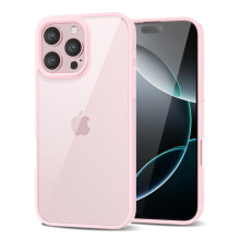 LoeoeL for iPhone 16 Pro Case Clear  Transparent Hybrid 16 Pro Phone Case [Hard Plastic & Soft Silicone Bumper] Acrylic Non Yellowing Thin Slim Protec