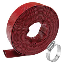 1 12 na x 50 stp PVC waz plukania wstecznego Klasa przemyslowa Extra wytrzymalego weza rozladowania Gruba 19 mm Pogoda i rozrywka odporna na wez