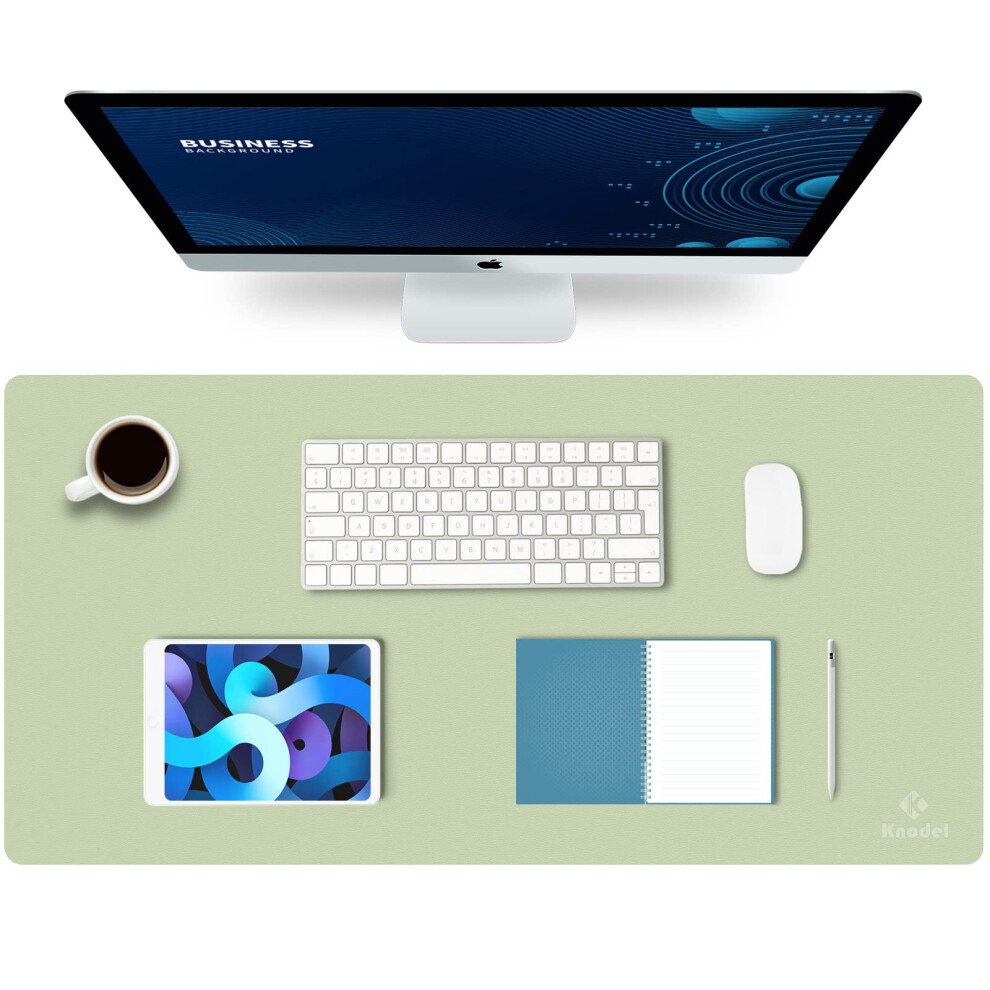 K Knodel Desk Mat Mouse Pad Desk Pad Waterproof Desk Mat For Desktop Leather Desk Pad For Keyboard And Mouse Desk Pad Protector For Office And Ho 784848001916