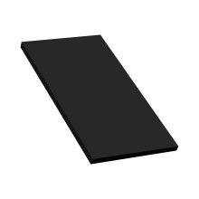 Mega Format Rozszerzone Arkusze PVC - 6" X 12" Sztywne Czarne Płyty do Rękodzieła i Wystaw