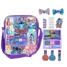 In Disney Lilo und Stitch Make -up -Umhngetasche sind Lipgloss -Nagellackhaarbogen und mehr! Fr Mdchen ideal fr Altersgruppen im Alter von 3