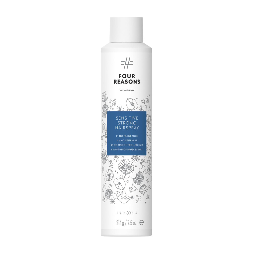 No Nothing Sensitive Strong Hairspray - Fragrance-Free Finishing Spray - Unscented Strong Hold Hairspray With Flexible Hold For Styling W/Humidity Pro