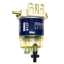 R12T fuel/water removal filter Compatible: S3240 120AT R12T NPT ZG1/4-19 (Fit 1/4 Inch NPT Outboard Motors) Gasoline and Diesel Marine Engines Comes w