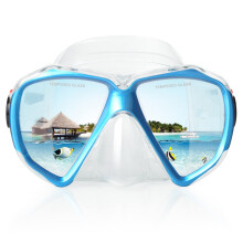 Maschera da sub per snorkeling Maschera da nuoto panoramica HD Occhiali da sub antiappannamento Occhiali da sub in vetro temperato Occhiali da nu