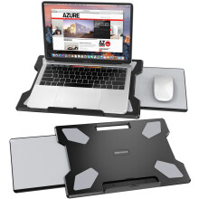 Laptop-Schotisch fr das Bett. DeskLogics tragbarer Bett-Laptop-Schreibtischstnder fr Couch, Sofa, Zuhause, Bro, Reisen, Schreiben rutschfester