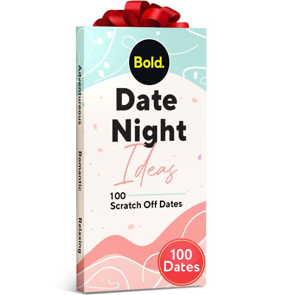 Bold. 100 Scratch Off Date Night Ideas Cards - Romantic Couple Gifts - Fun Date Ideas for Him/Her/Boyfriend/Girlfriend - Cool for Couples - Perfect Co