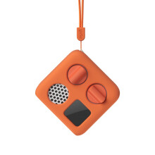 Yoto Mini Abenteuerjacke in Obstpunsch (Orange) mit passenden Handgelenk Lanyard - Accessoire fr Kinder Yoto Mini Audio -Spieler Anti -Slip -Sil