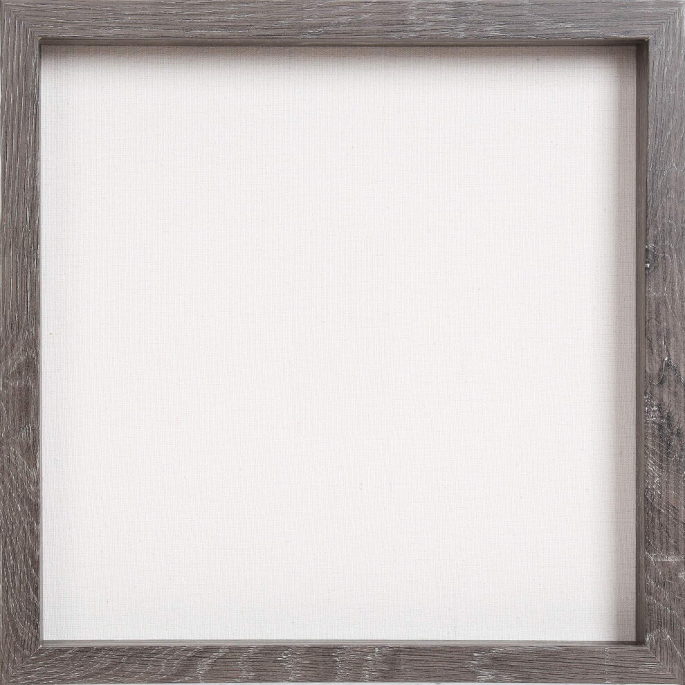 Muzilife 12X12 Shadow Box Bilderrahmen Mit Leinenplatte, Tiefes Holz, Glasvitrine, Fertig Zum Aufh Ngen, Erinnerungsbox, Baby-Sport-Erinnerungsst-image