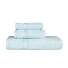 Superior Egyptian Cotton 3-Piece Towel Set Basic Towels For Bathroom Home Decor Guest Bath Shower Apartment Included 1 Face 1 Hand 1 Bath Towe