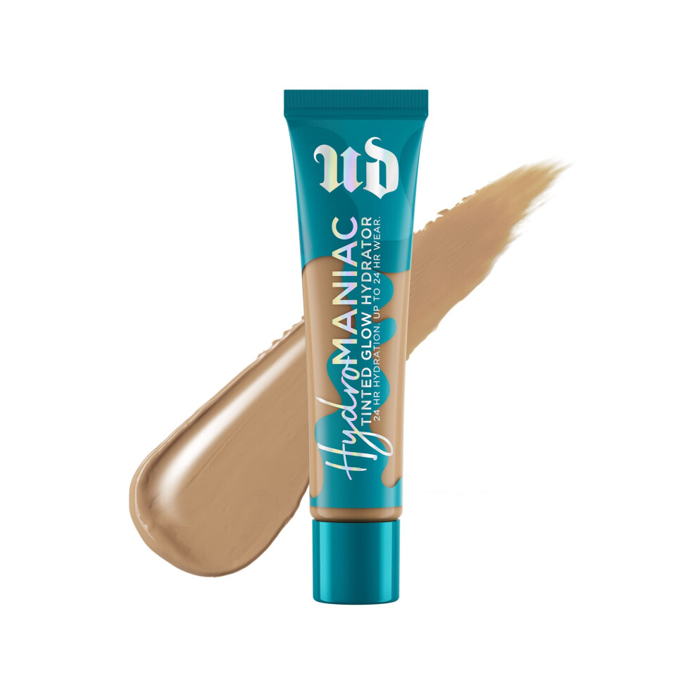 Urban Decay Hydromaniac Dewy Foundation (41 Light Medium Neutral)  Hydrating Tinted Moisturizer for Dry Skin  Buildable Medium Coverage  Non-comedogen